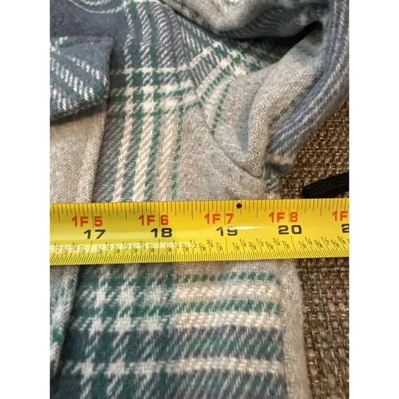 Member's Mark Women's Shacket, Light Blue Plaid, Size XSmall - Picture 10 of 14